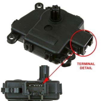 ACTUADOR 1712294 DE PUERTA DE AIRE CALIENTE FORD F-150 09-14 F-250 SUPER DUTY 08-10 MUSTANG 10-12 GPD